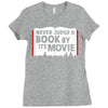 never judge a book by its movie Ladies Fitted T-Shirt