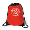 shoot people Drawstring Bags