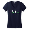 aliens Women's V-Neck T-Shirt