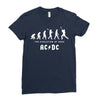 The Evolution of Rock Ladies Fitted T-Shirt