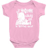 if zombies chase us im tripping you up Baby Onesie
