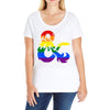 dungeons and dragons lgbtq Ladies Curvy T-Shirt