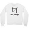 oh crop Crewneck Sweatshirt