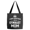 i can't keep calm i'm a gymnast mom Tote Bags