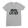 hoppy easter Ladies Fitted T-Shirt