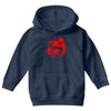 eric cantona, kungfu, manu Youth Hoodie