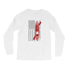 kayak american flag Long Sleeve Shirts