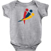 red blu yellow Baby Bodysuit