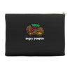 angry pumkin Accessory Pouches