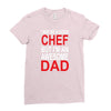 awesome chef dad Ladies Fitted T-Shirt