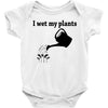 i wet my plants Baby Bodysuit