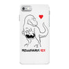 pregnant rex black color iPhone 7 Case