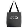 chicken and magnet Tote Bags