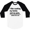 i like cooking 3/4 Sleeve Shirt