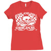 rock and roll Ladies Fitted T-Shirt