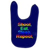shoot eat sleep repeat gun Baby Bibs