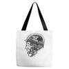 meat is murder Tote Bags