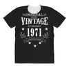 original parts vintage established 1971 perfectly aged All Over Women's T-shirt