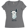 Bad Dog Women's Triblend Scoop T-shirt