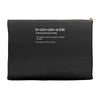 inconceivable funny Accessory Pouches