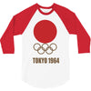 retro tokyo 1964 olympic games 3/4 Sleeve Shirt