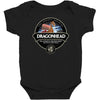 dragon head beer label, ideal gift or birthday present Baby Bodysuit