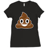 pile of poo Ladies Fitted T-Shirt
