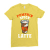pumpkin spice latte Ladies Fitted T-Shirt