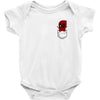 Deadpool Pocket Baby Bodysuit