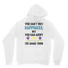 you can't buy happiness, but you can adopt a cat and that's pretty muc Unisex Hoodie