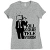 kill your television Ladies Fitted T-Shirt