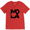 love nola new orleans american jazz blues music t shirt V-Neck Tee