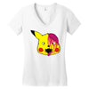 pikachu zombie Women's V-Neck T-Shirt