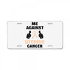 Me Against Uterine Cancer License Plate
