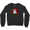 christmas wreath bluebie bust by bluekazenate Crewneck Sweatshirt
