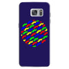 funny girly colorful patterns mustaches Samsung Galaxy S7