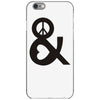 peace and love tshirt party heart tee no war stoner hippie sign ladies iPhone 6/6s Case