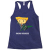 what's in his briefqueso Racerback Tank