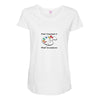 Paint Somerhing it Might Be Wordless Maternity Scoop Neck T-shirt