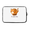 if it fits i sits Laptop sleeve
