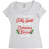i just want to bake stuff and watch christmas movies all day Women's Triblend Scoop T-shirt