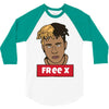 xxxtentacion 3/4 Sleeve Shirt