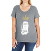 don't be a dick Ladies Curvy T-Shirt