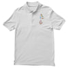 Cute Unicorn and Happy Cupcake Polo Shirt