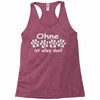 ohne hund ist alles doof Racerback Tank