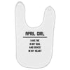 April Girl Baby Bibs