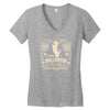 happy halloween! Women's V-Neck T-Shirt