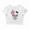 day of dead sugar skull Crop Top