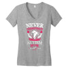 THE POWER OF AN Autism Mom Women's V-Neck T-Shirt