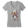 bigfoot Women's V-Neck T-Shirt
